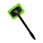 Anuirheih Windshield Cleaner Microfiber Car Window Tool Washable Reusable Cloth Pad Head Auto Interior Exterior Glass Wiper Car Glass Cleaner Kit Car Accessories