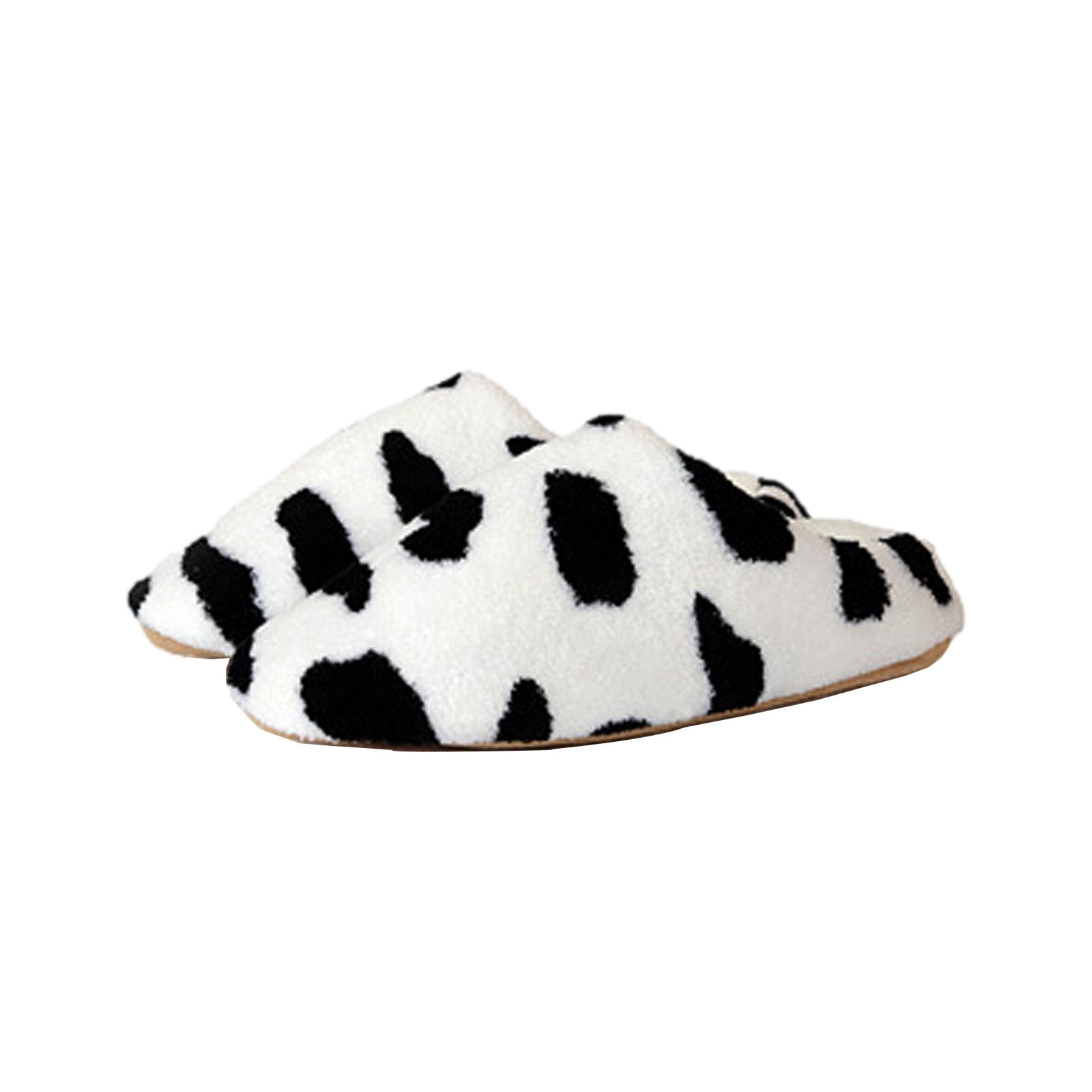 AONTUS Women's Super Soft Plush Buddies Slippers - Cozy Winter House Shoes, Black, Size 9-10 - View #10