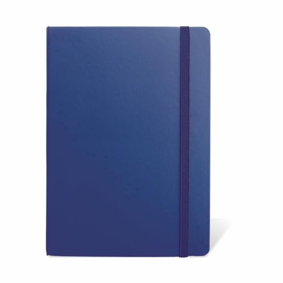 Anupam Fluct Ruled Journal, A5, 160 Pages, 100 GSM, PVC Cover, Acid-Free Paper, Elastic Closure, Blue