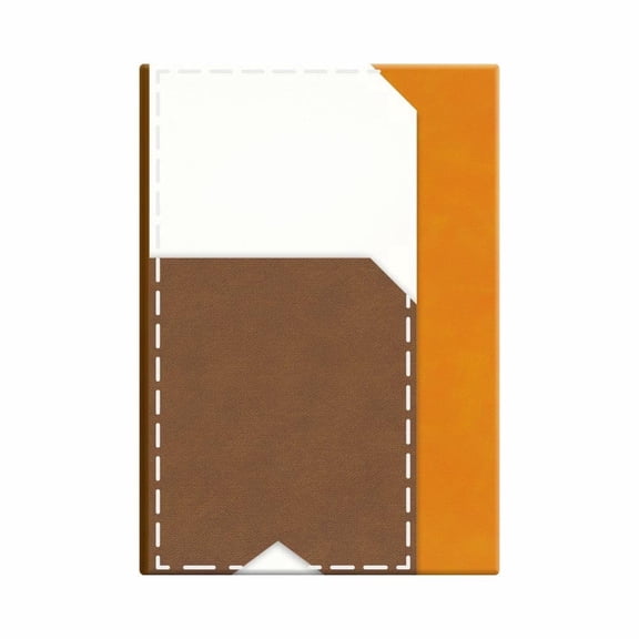 Anupam Fylo Pocket Diary, A5, 160 Pages, 100 GSM, 2 Pockets, Textured Cover, Card and Document Storage, Yellow
