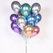 Anvazise 12inch Metallic Latex Balloon Celebration Wedding Birthday Party Decoration Pink 10Pcs