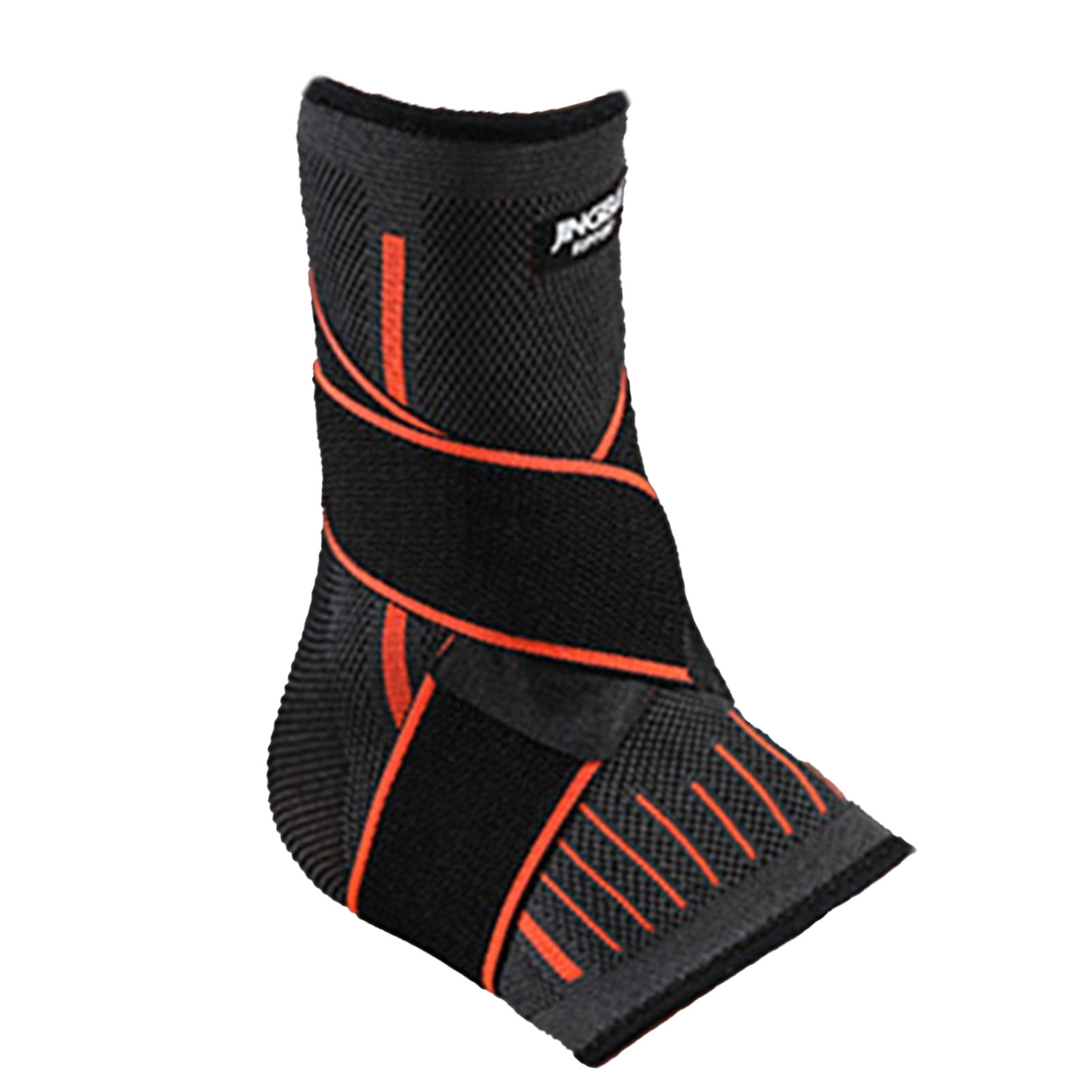 Anvazise 1Pc Ankle Brace Elastic Pain Relief Nylon Premium Ankle Compression  Socks for Exercise Orange M 
