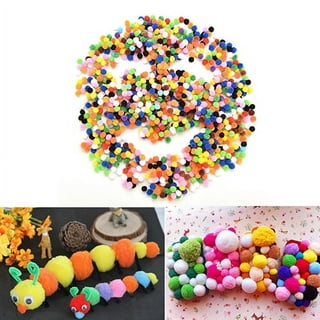Pom Poms, Color Sorting in Bright & Bold Assorted Colors, Craft Pom Pom  Balls, Pompoms for Crafts, Pom Pom for Crafts 250 Pcs 1 Inch 