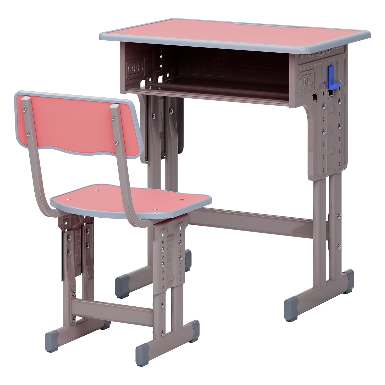 Kids Desk And Chair Set With Hutch, Wooden Study Desk For Bedroom...