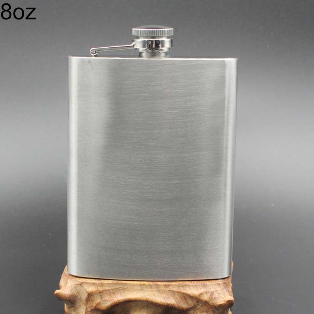 Anvazise 4 5 6 7 8 10 oz Stainless Steel Vodka Whiskey Alcohol Hip ...