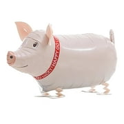 Anvazise Balloon Toy Leak-proof Reble Self Sealed Realistic Standing Children Playing No Odor Walking Animals Foil Balloon Kids Toy Little Pig One Size