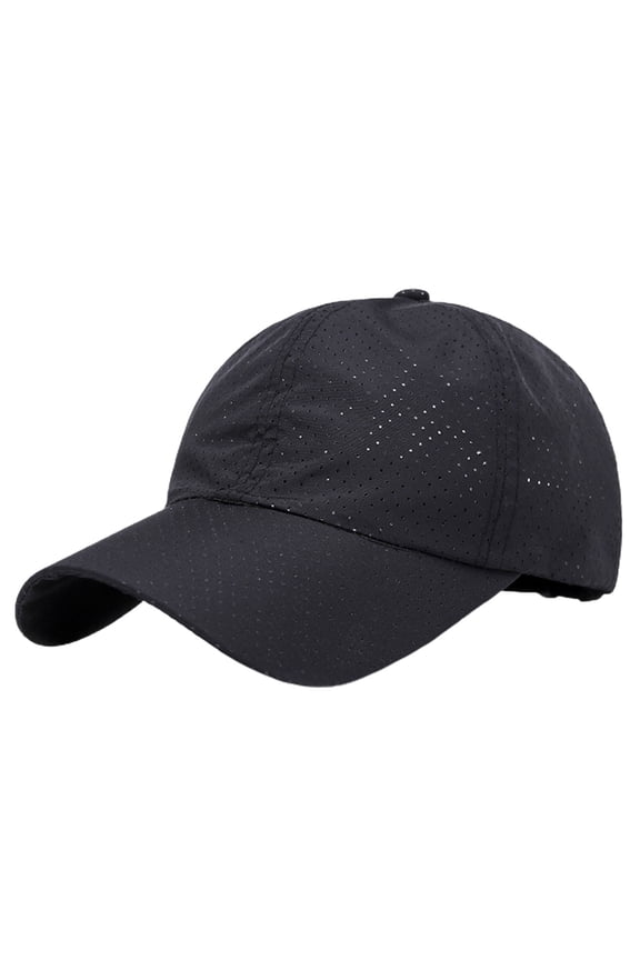 Baseball Cap Decorative Pure Color Soft Mesh Summer Cap for Outdoor