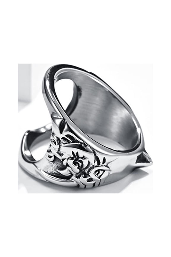 Bottle Opener Ring Sturdy Construction Anti-deform Titanium Steel Exquisite Bottle Opening Ring Party Tools for Home Primary Color size 10