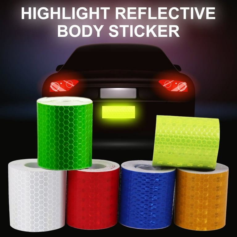 Car Reflective Stickers Car Door Reflective Warning Strip Tape - Waterproof Safety Reflector Stickers From Car Lighting Accessories - Price 12.06 Red Reflective Stickers - Foto 5