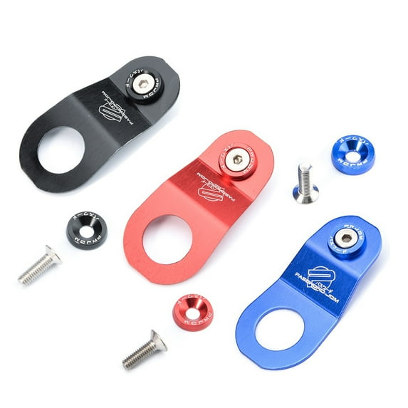 Anvazise Car Water Tank Radiator Stay Bracket Mounting Kit for Honda Civic 1996-2000 EK Black One Size