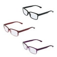thumbnail image 1 of Anvazise Classic Men Women Plastic Frame Reading Glasses 1.00 to 4.00 Elder Adult Glasses Black size 1, 1 of 6