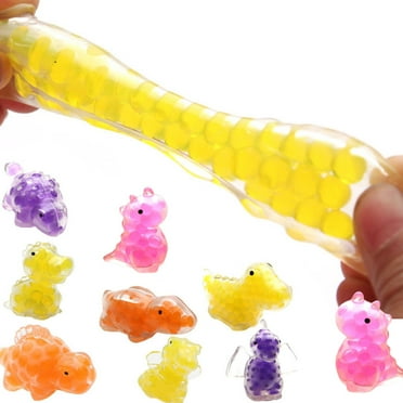 Anvazise Decompression Toy Dinosaur Shape High Elasticity Relieve Stress No Odor Fast Rebound Kids Stress-relief Kids Toy Random Color 2Pcs