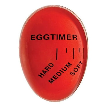 Anvazise Egg Timer Reble Easy to Use Food Grade No BPA Safe Boiling Eggs Silicone Soft Hard Boiled Egg Timer Kitchen Gadget Style A