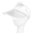 thumbnail image 1 of Anvazise Fashion Summer Outdoor Sports Sun Protection Cap Unisex Clear Plastic Visor Hat, 1 of 13