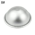 thumbnail image 1 of Anvazise Hemisphere 3D Aluminum Ball Sphere Cake Pan Sugarcraft Bakeware Decorating Mold Style 8, 1 of 12