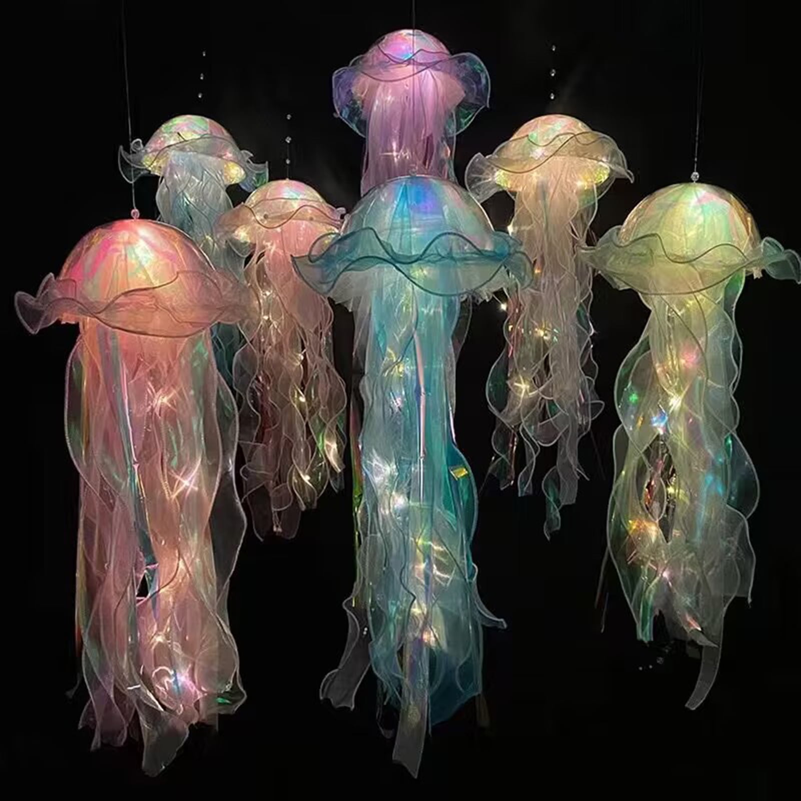 Anvazise Jellyfish LED Lamp Soft Lighting Battery Operated Jellyfish