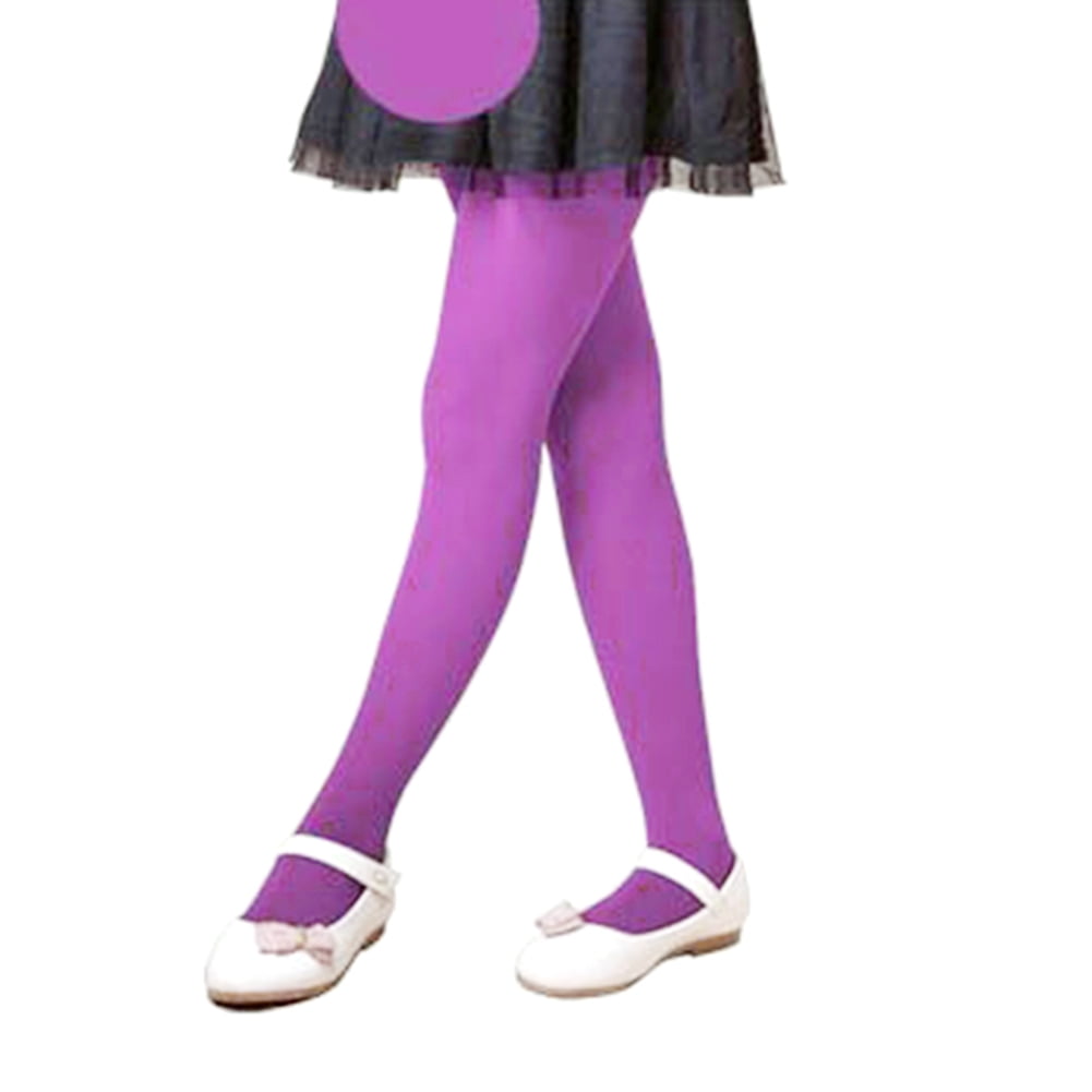 Kids Girls Candy Color Tights Pantyhose Ballet Dance Leggings Hosiery