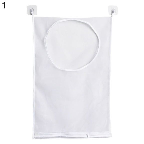 Anvazise Laundry Bags Mesh Wall Mounted Large Capacity Saves Space Door Hanging Laundry Hamper for Dirty Clothes