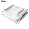 thumbnail image 1 of Anvazise Men's Satin Solid Plain Color Handkerchief Hanky Pocket Square for Wedding Party Green One Size, 1 of 13