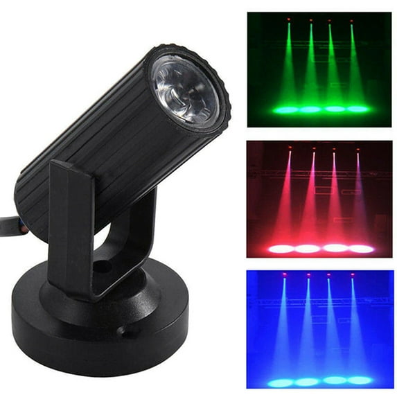 Anvazise Mini LED Stage Light Beam Projector Spotlight Party Disco DJ Club Music Bar Lamp Blue