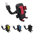 thumbnail image 1 of Anvazise Motorcycle Scooter Universal 360 Degree Rotation Rear Mirror Phone Holder Mount Black One Size, 1 of 8