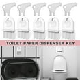 thumbnail image 1 of Anvazise Paper Towel Dispenser Key Plug And Play Convenient Metal Toilet Tissue Dispenser Key Set Bathroom Accessories style B 1 Set, 1 of 13