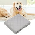 thumbnail image 1 of Anvazise Pet Mat,Anti-slip Wear-resistant Durable Waterproof Bottom Urination Soft Indeformable Machine Washable Dog Blanket Pet Supplies 1Pc Grey XL, 1 of 12