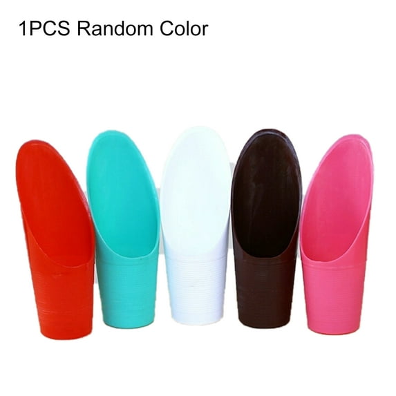 Anvazise Plastic Bucket Shovel Soil Spade Garden Potted Plant Succulent Planting Tool Random Color 1Pc