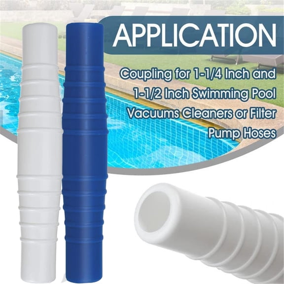 Anvazise Pool Hose Connector High Durability Quick Connect Not Easily Deformed Universal Simple Installation Filter Pump Pool Hose Coupling Connector Adapter Pool Supplies Blue One Size