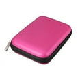 thumbnail image 1 of Anvazise Protective Case Mini Storage Cover Zipper Bag 2.5 Inch USB External Hard Disk Drive Case Bag for Home Rose Red, 1 of 13