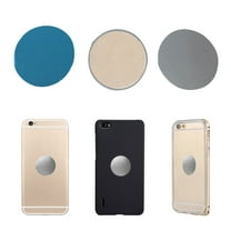 Anvazise Round Replacement Metal Plate for Magnetic Car Mount Phone Holder Silver 10Pcs 30mm