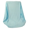 thumbnail image 1 of Anvazise Sofa Bean Bag No Filler Soft Washable Comfortable Anti-fading Wear Resistant High Elastic Extra Large Bean Bag Chair Cover Home Decor Sky Blue, 1 of 13