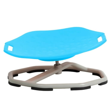 Anvazise Spinning Chair, Kids Swivel Chair, Autistic Kids Sensory Swivel Chair, Carousel Spin Sensory Chair, Octagonal Shape Sensory Toy Chair Improving Kids Body Coordination (Blue)