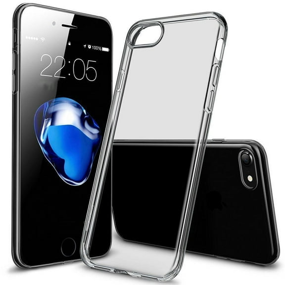 Anvazise Transparent Clear Soft Silicone Case Skin Cover for iPhone SE 5 5S 6 6S 7 Plus One Size