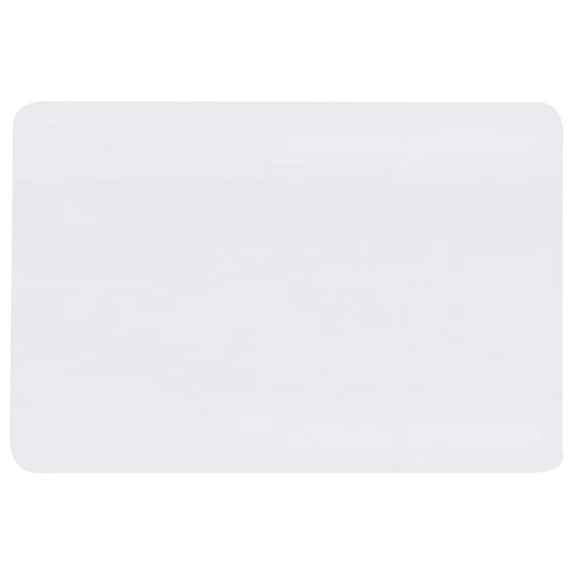 Anvazise Transparent Dinner Table Placemat Heat Resistant Easy to Clean Scratch-resistant Reble Protective Placemats White