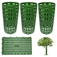 thumbnail image 1 of Anvazise Tree Trunk Protector Vent Hole Design Expandable TPR Tree Bark Protector Guard Garden Wrap Green Plant Tool for Farm Yellow One Size, 1 of 13