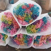 Anvazise Valentine's Day Supplies 13.39 In Artificial Aeonium Dried Flowers Bouquet