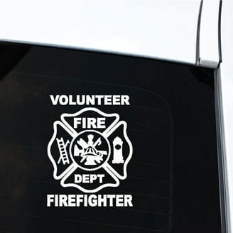 IAFF Union 4" Reflective Window Decal - Brown & Black, 3M Vinyl, Made In USA