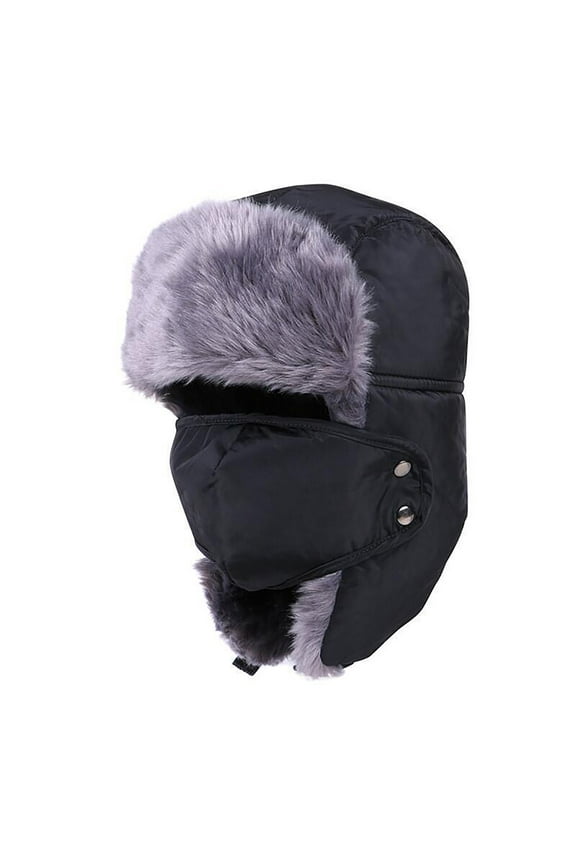 Winter Unisex Warm Thick Soft Outdoor Cycling Windproof Ski Face Cover Hat Cap