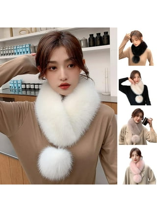 Detachable Faux Fur Scarf/Collar - 14 Colors