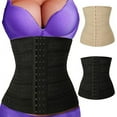 thumbnail image 1 of Anvazise Women Breathe Corset Slimming Tummy Waist Training Girdle Shaper Shapewear Black S, 1 of 7