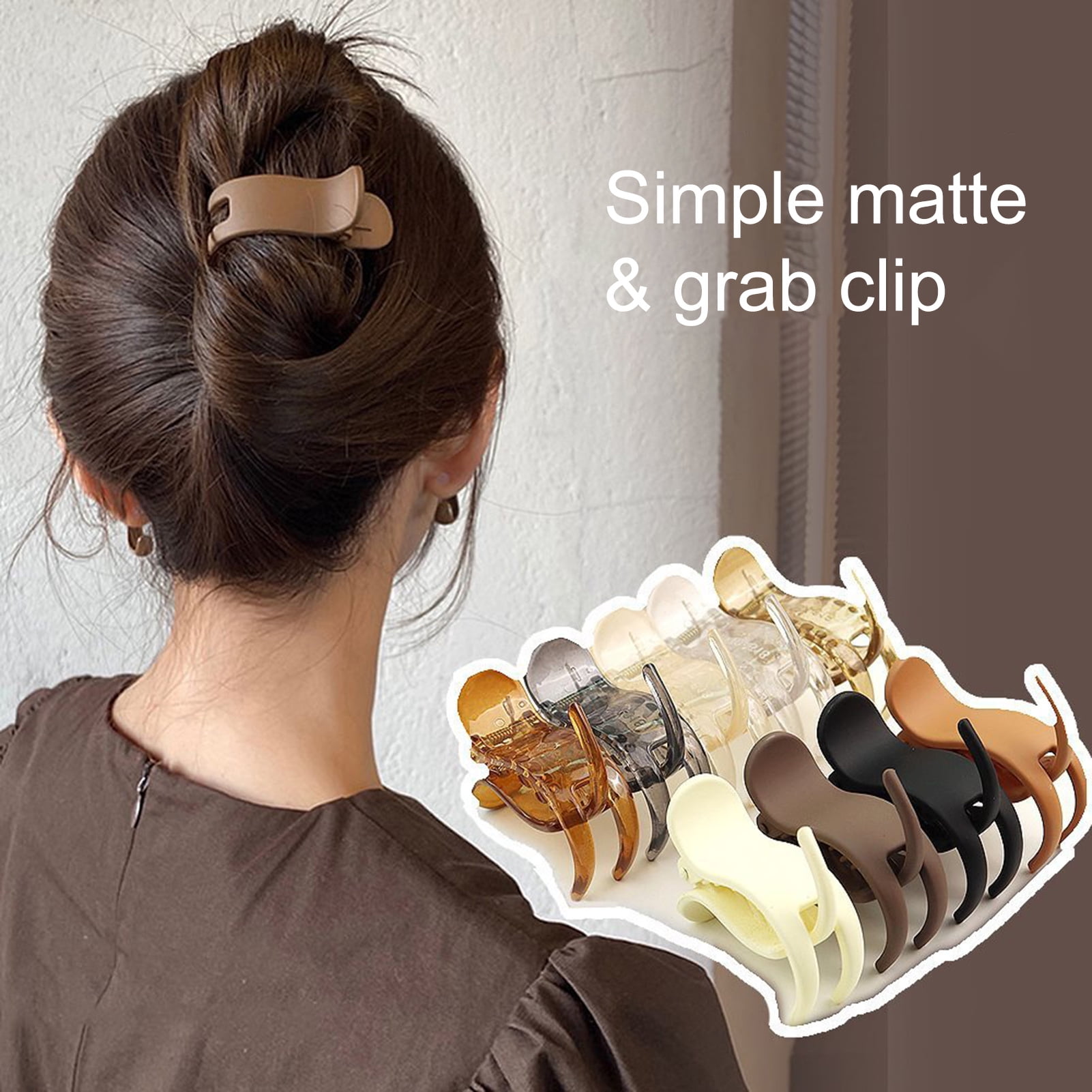 MATTE HAIR TIES GREY MATTE HAIR TIES GREY