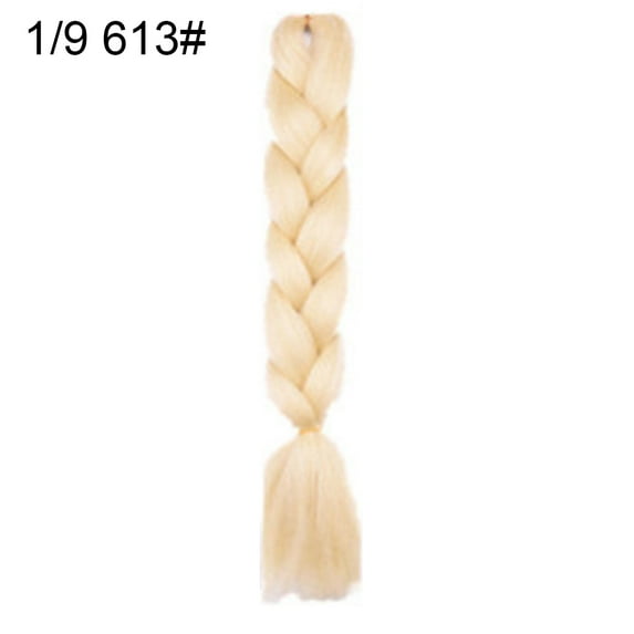Anvazise Women Jumbo Crochet Braiding Ombre Color Synthetic Kanekalon Hair Extensions Style 613 One Size