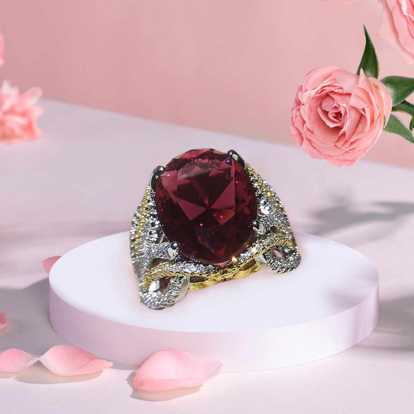 Vintage red stone ring on sale