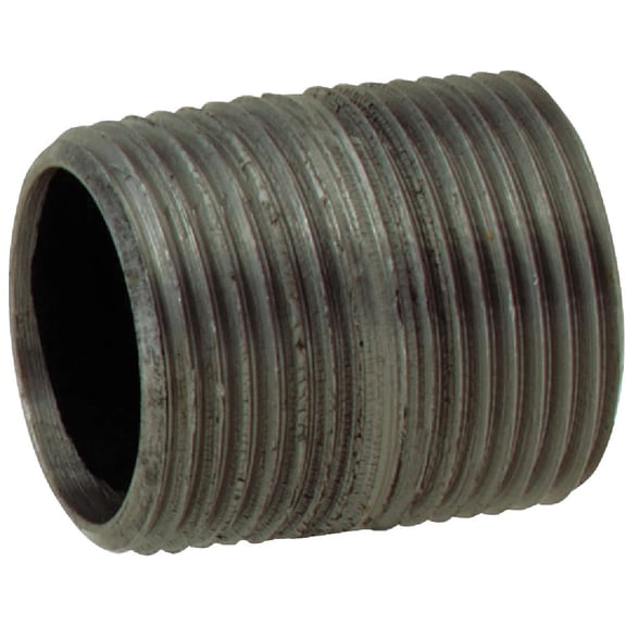 Anvil Steel Black Iron Nipple - Schedule 40 - 2 In. x 1-1/2 In.