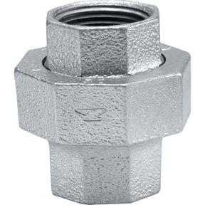 Anvil Malleable Iron Galvanized Union - FPT - 1/2 In. x 1/2 In.
