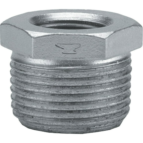 Anvil Hex Galvanized Bushing - 1/2 In. x 3/8 In.