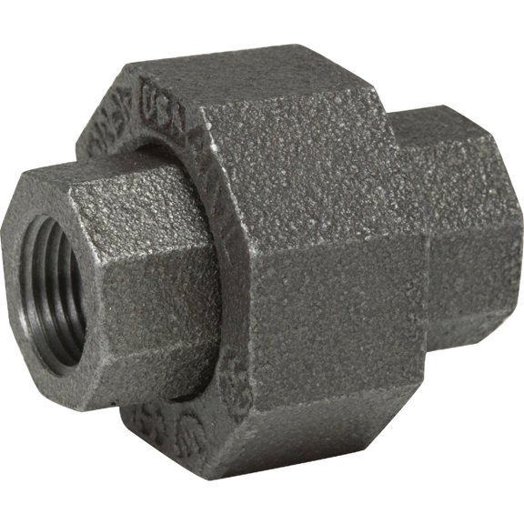 Anvil 1/2 in. FPT x 1 in. Dia. FPT Black Malleable Iron Union