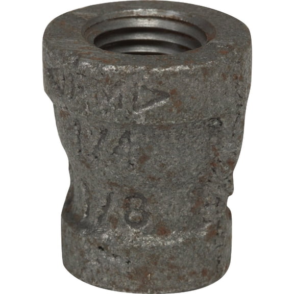 Anvil 3-8 In. x 1-4 In. Malleable Black Iron Reducing Coupling 8700133906 8700133906 433285