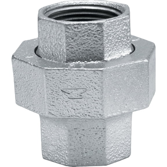 Anvil 3/8 in. FPT x 3/8 in. Dia. FPT Galvanized Malleable Iron Union